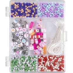 DIY Mix Smykker, Slikmix, pastelfarver, 1 pk.