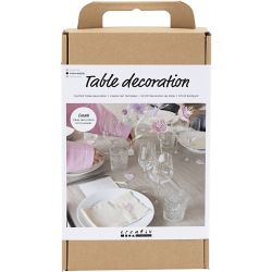 DIY Kit Bordpynt, pastelfarver, 1 pk.