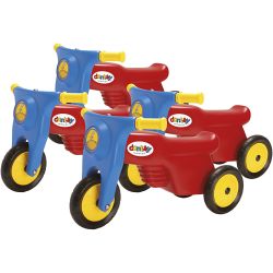 dantoy scooter med gummihjul