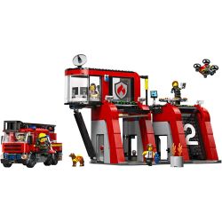 LEGO® City Brandstation med Brandbil