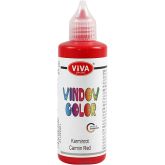 Viva Decor Window Color, karminrød, 90 ml/ 1 fl.