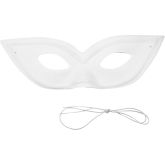 Maske, H: 7 cm, B: 20 cm, hvid, 12 stk./ 1 pk.