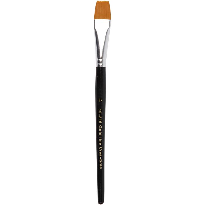 Nylon Pensler, nr. 16, L: 19 cm, B: 17 mm, 6 stk./ 1 pk.