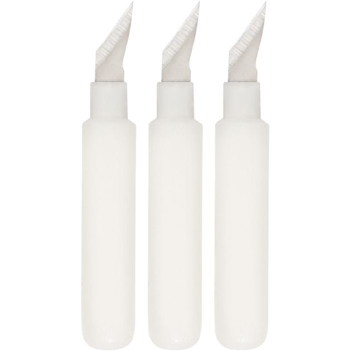 Knivblade, L: 5 mm, B: 3 mm, 3 stk./ 1 pk.