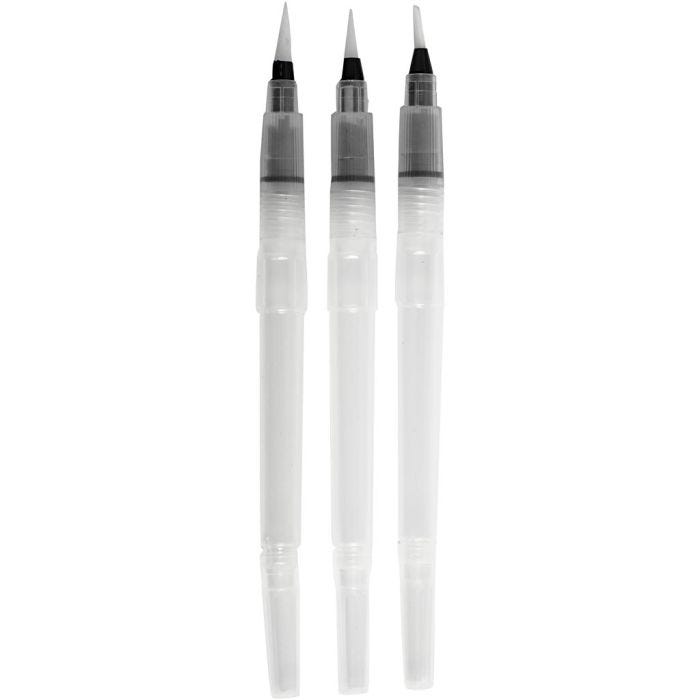 Vandpensler, str. S+M+L, 10 ml, 3 stk./ 1 pk.