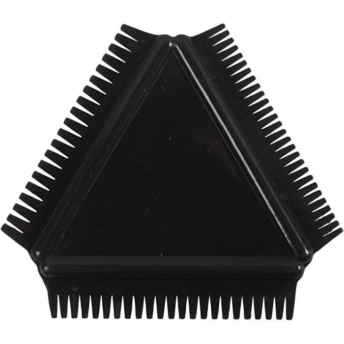 Gummispartler, str. 9 cm, sort, 1 stk.