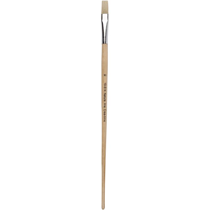 Nature Line Pensler, nr. 14, L: 32 cm, B: 12 mm, lange skafter, 12 stk./ 1 pk.