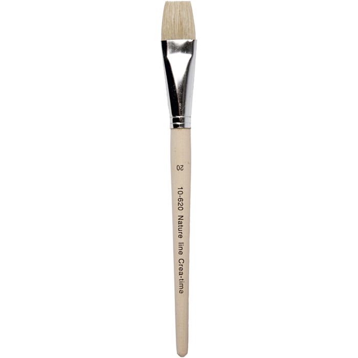 Nature Line Pensler, nr. 20, L: 20,5 cm, B: 20 mm, flad, 12 stk./ 1 pk.
