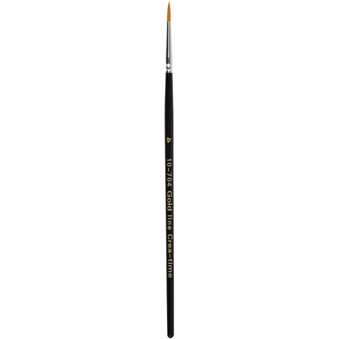 Nylon Pensler, nr. 4, L: 17 cm, B: 2,5 mm, rund, 12 stk./ 1 pk.