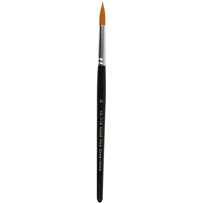 Nylon Pensler, nr. 18, L: 20 cm, B: 7 mm, rund, 6 stk./ 1 pk.
