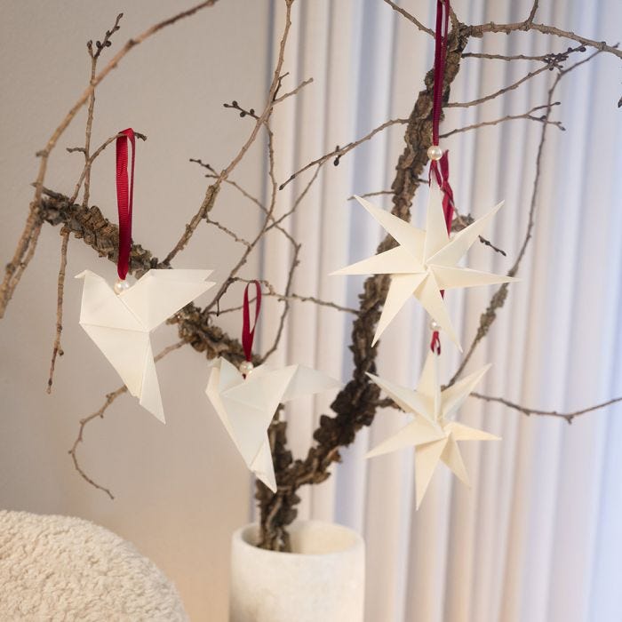 Origami julepynt
