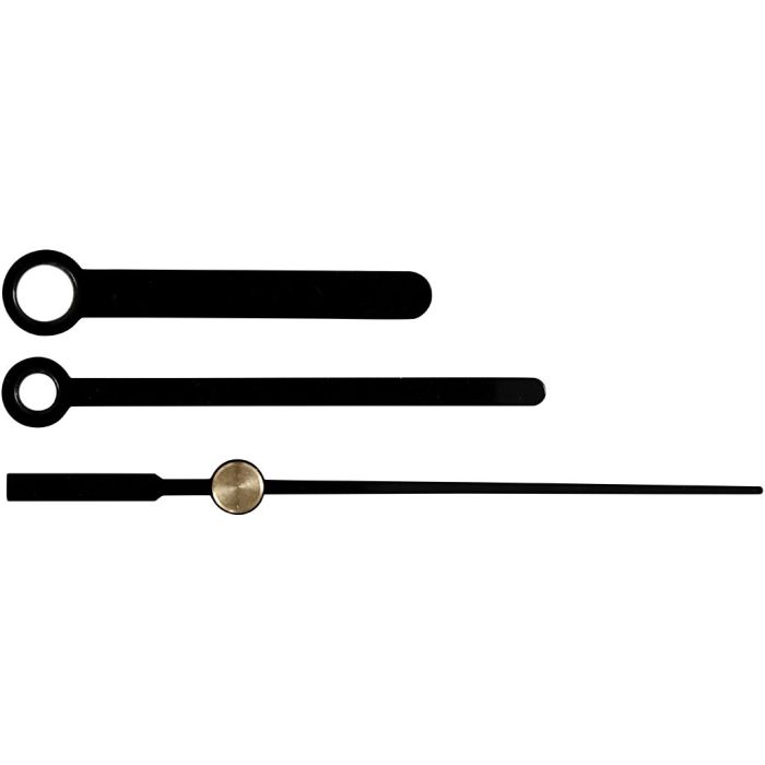 Urvisere, hulstr. 4+6 mm, sort, 1 sæt