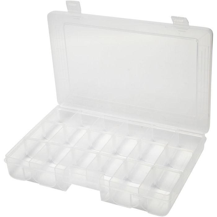 Systemkasse, str. 27x19 cm, hulstr. 5x4,5 cm, 1 stk.