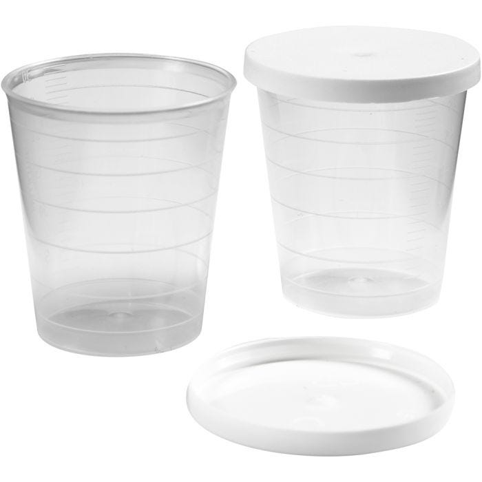 Bæger m. låg, 30 ml, 75 stk./ 1 pk.