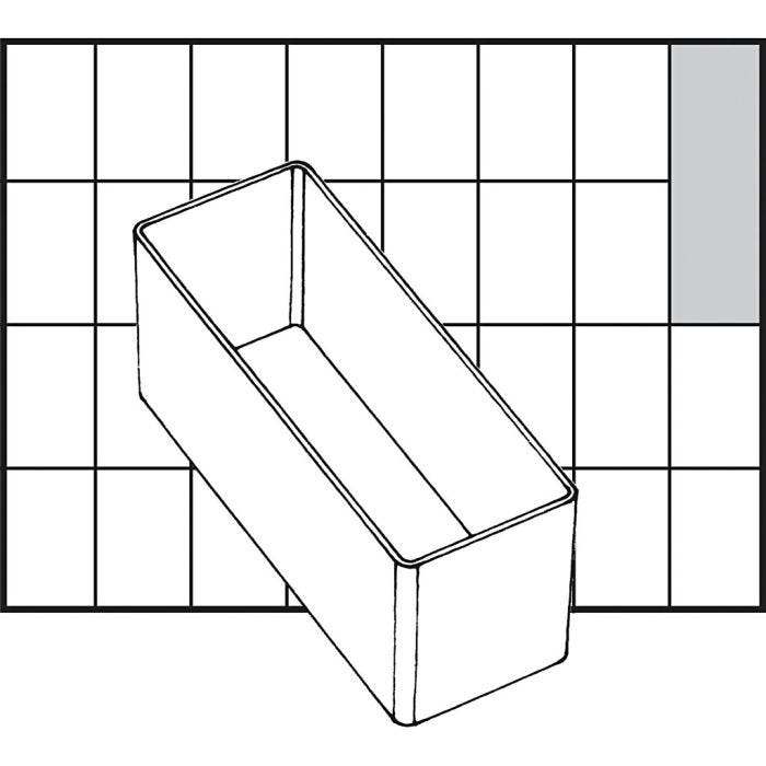 Basisindsats, H: 47 mm, str. 109x39 mm, 1 stk.