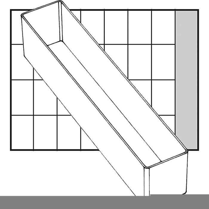 Basisindsats, nr. A9-3, H: 47 mm, str. 163x39 mm, 1 stk.