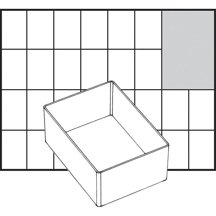 Basisindsats, H: 47 mm, str. 109x79 mm, 1 stk.