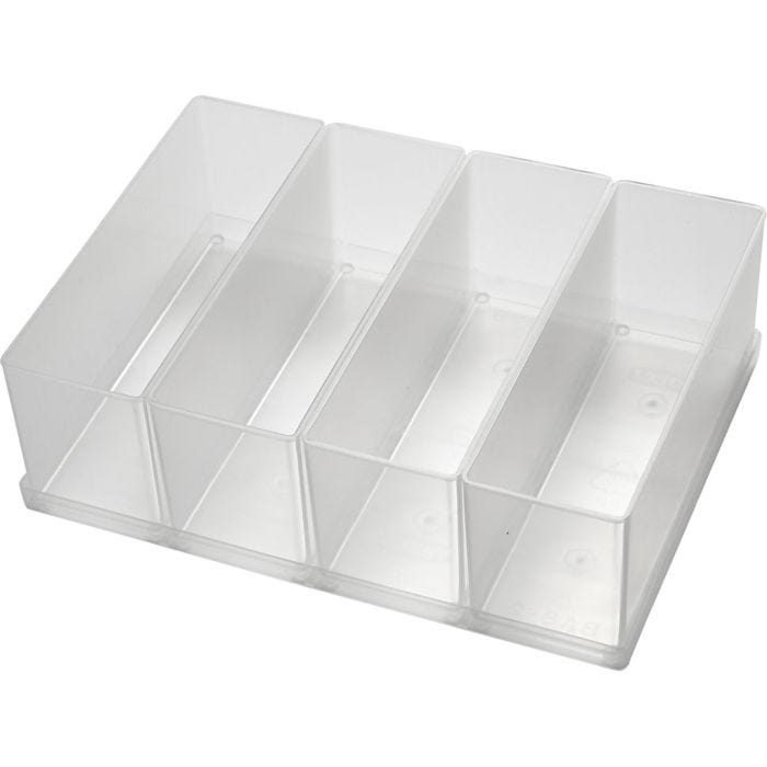 Basisindsats, nr. BA8-2, H: 80 mm, str. 157x55 mm, 4 stk./ 1 pk.