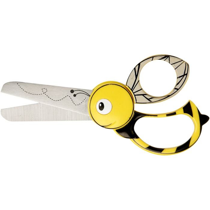 Børnesaks med Dyremotiv, bi, L: 13 cm, 1 stk.