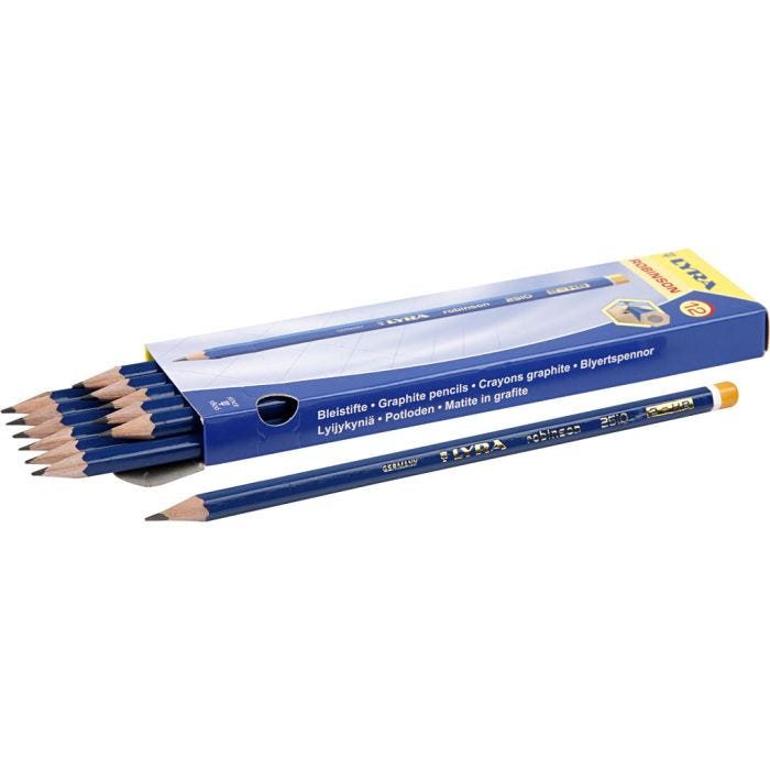 Robinson Blyant, diam. 6,8 mm, HB, mine 2 mm, 12 stk./ 1 pk.