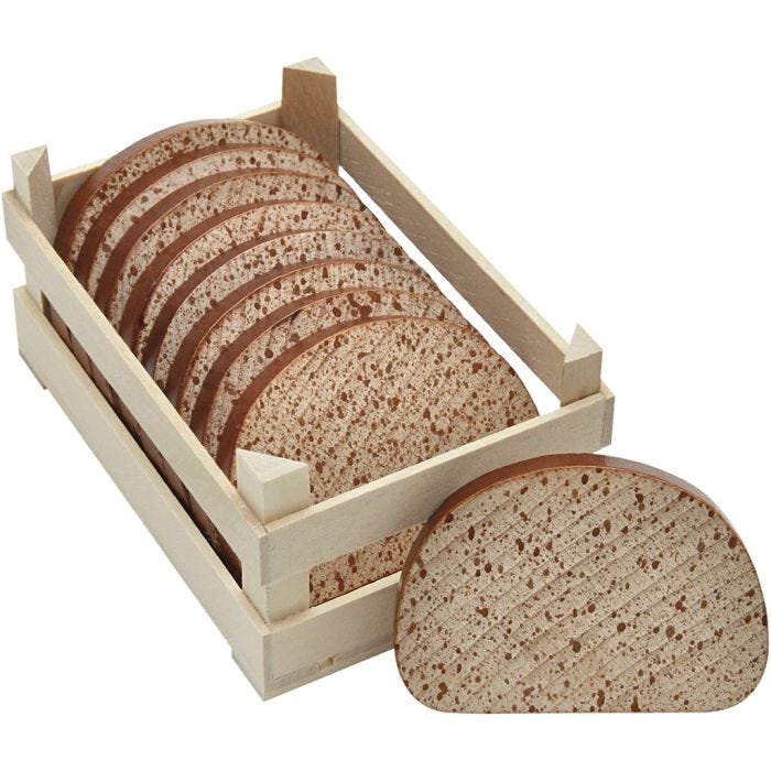 Brød, str. 52x76x9 mm, 10 stk./ 1 ps.