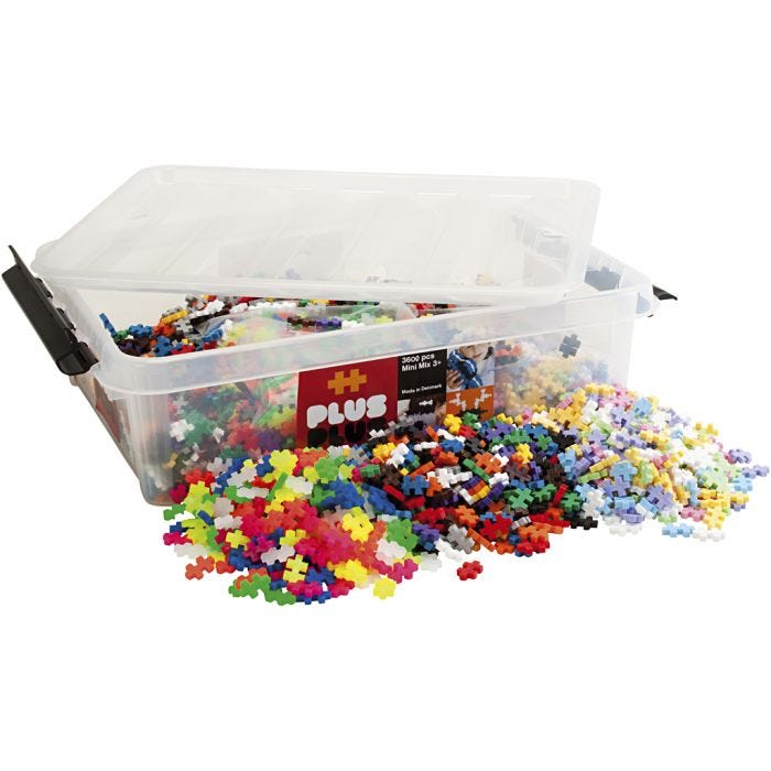 Plus-Plus Basic Mix, 3600 stk./ 1 pk.