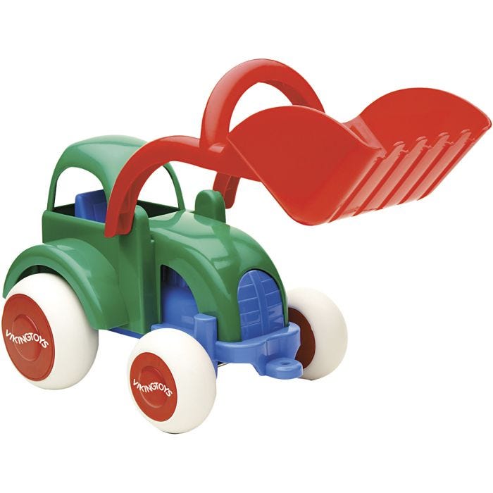 Traktor, str. 34 cm, Farve kan variere, 1 stk.