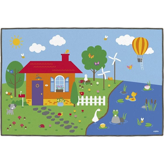 Stort legetæppe, str. 300x200 cm, 1 stk.