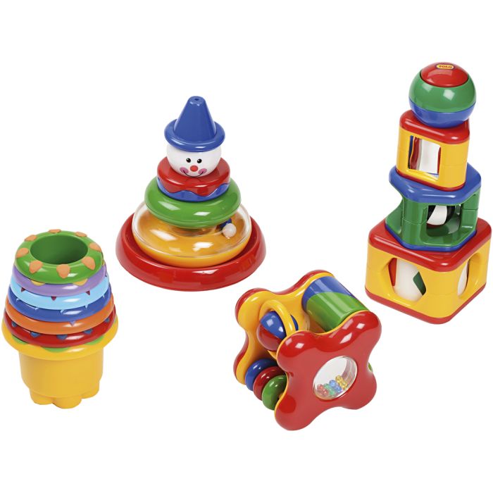 TOLO Bygge- og stabelbægre, 18 stk./ 1 pk.