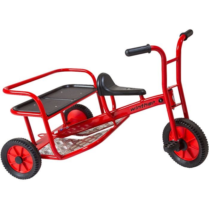 Winther Twin Taxi-cykel, H: 62 cm, L: 104 cm, B: 68 cm, 1 stk.