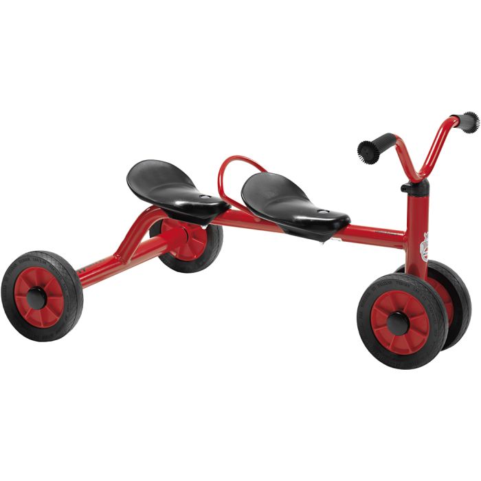 Winther Løbecykel til to Børn. Mini Viking, H: 41 cm, L: 77 cm, B: 53 cm, 1 stk.