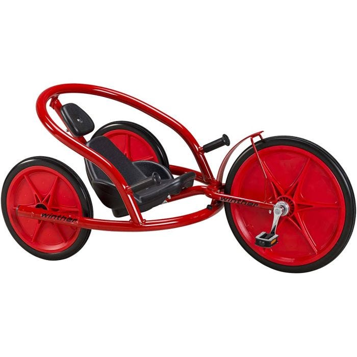 Winther U-Rider, H: 58 cm, L: 125 cm, B: 76 cm, 1 stk.