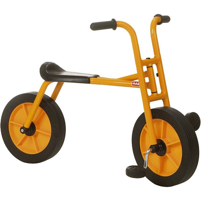 RABO Tohjulet Cykel, H: 67, L: 88 cm, B: 45 cm, 1 stk.