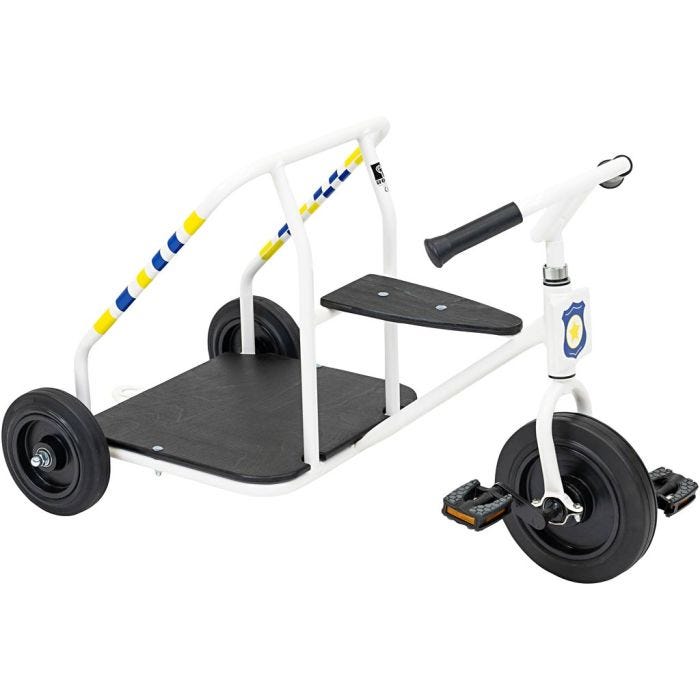 ROSE HERO Cykeltaxa, Politi, H: 60 cm, L: 98 cm, B: 60 cm, 1 stk.