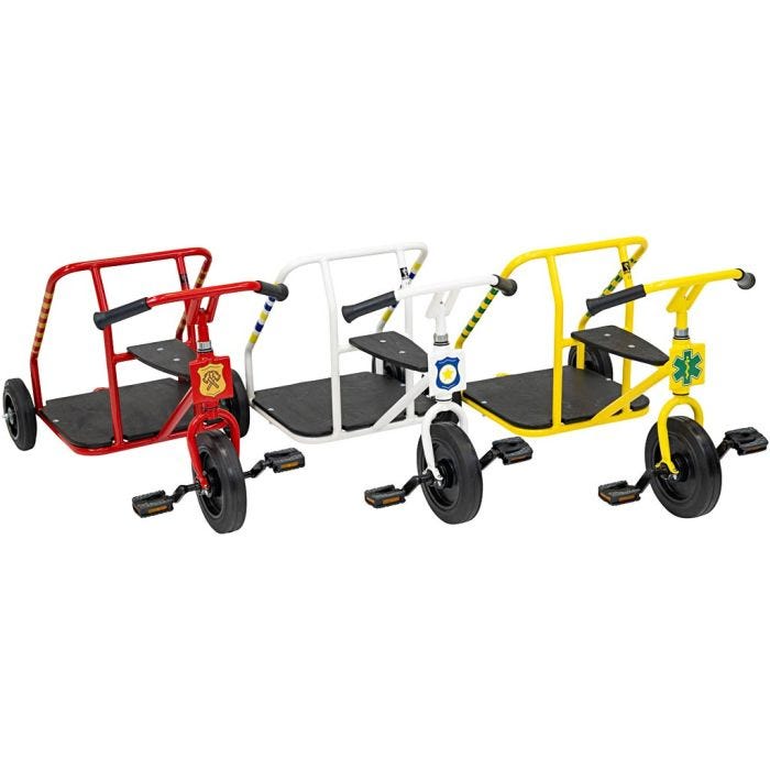ROSE HERO Cykeltaxaer, Ambulance, brandbil og politi, H: 60 cm, L: 98 cm, B: 60 cm, 3 stk./ 1 pk.