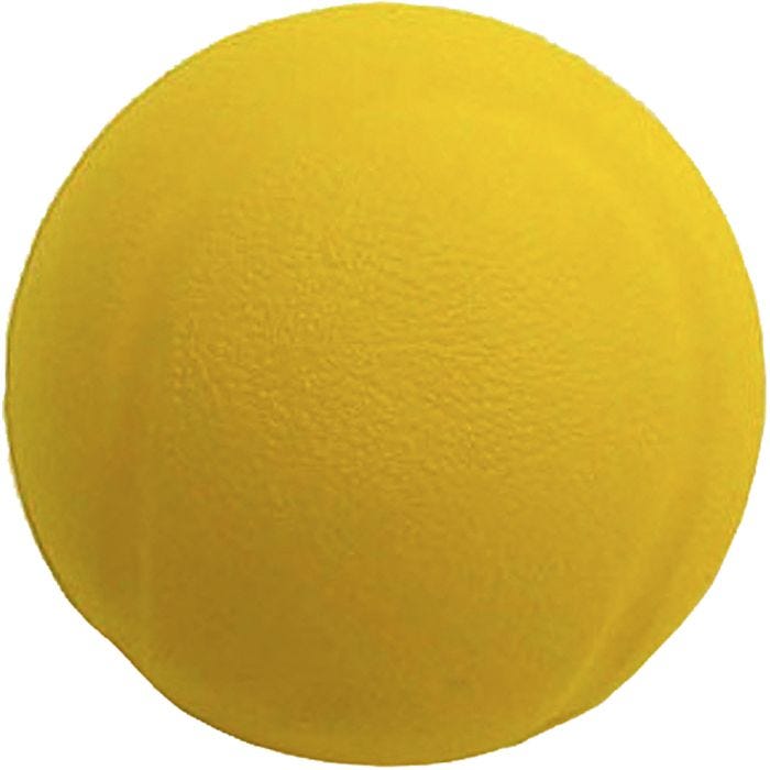 Tennisbold i skum, diam. 63 mm, gul, 1 stk.