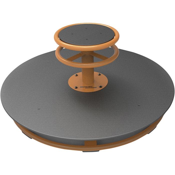 TopTrike by beleduc Karrusel, H: 360 mm, diam. 850 mm, gul, 1 stk.