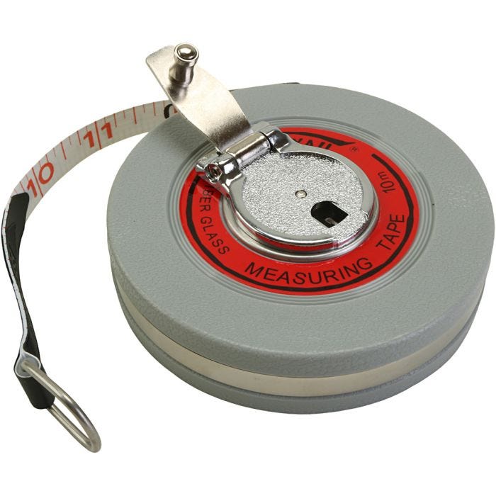 Freemans målebånd, L: 10 M, 1 pk.