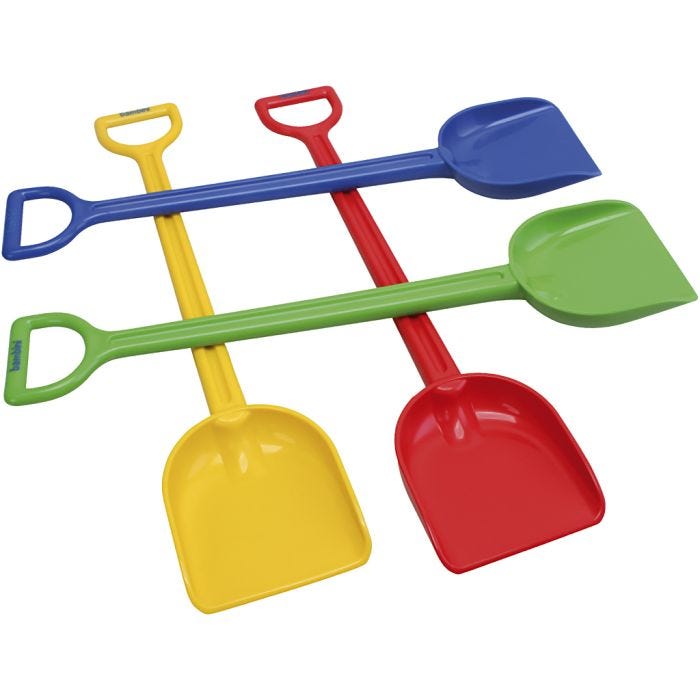 dantoy Miniskovl, L: 40 cm, B: 9 cm, 4 stk./ 1 sæt