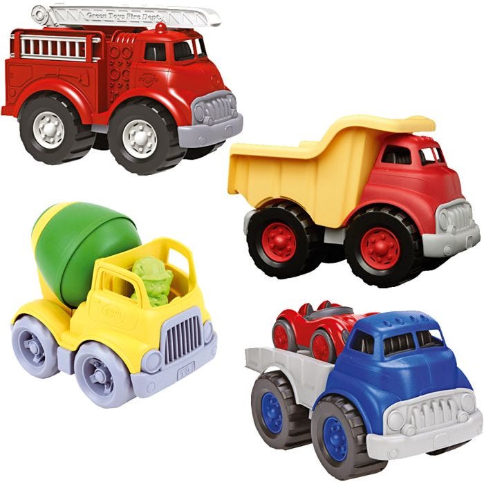 Green Toys, str. 13-30 cm, 4 stk./ 1 sæt