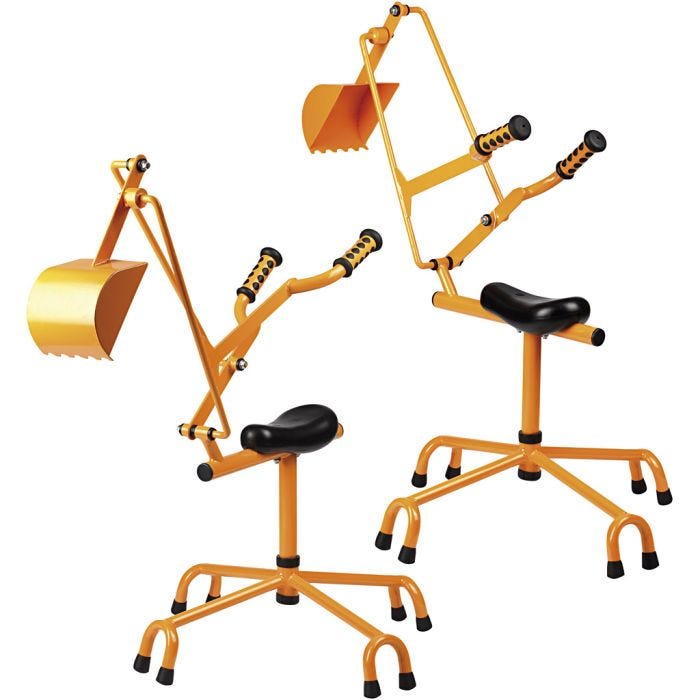 TopTrike by beleduc Gravko Orange, str. 600x600x900 mm, 2 stk./ 1 sæt