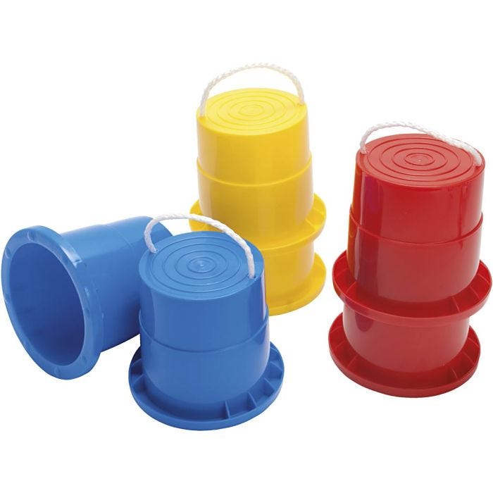dantoy Løbespande, Farve kan variere, 3 par/ 1 pk.