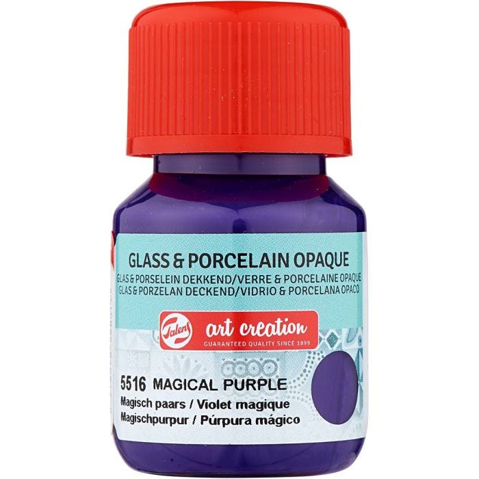 Keramik- og porcelænsmaling, lilla, 30 ml/ 1 fl.