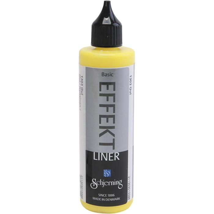 Effektliner, gul, 100 ml/ 1 fl.