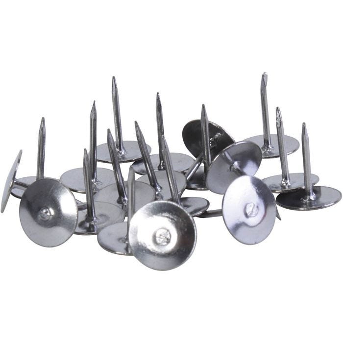 Tegnestifter, messing, 10x120stk./ 1 pk.