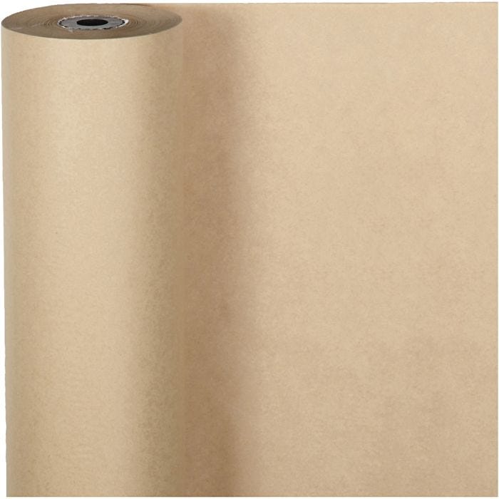 Gavepapir, B: 50 cm, 60 g, natur, 100 m/ 1 rl.