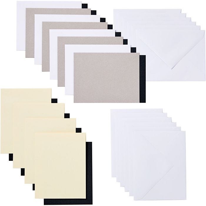 Cricut Joy Indlægskort (Neutrale), 12 stk./ 1 pk.