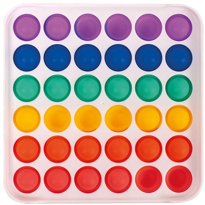 Fidget Pop It , str. 13x13 cm, 1 stk.
