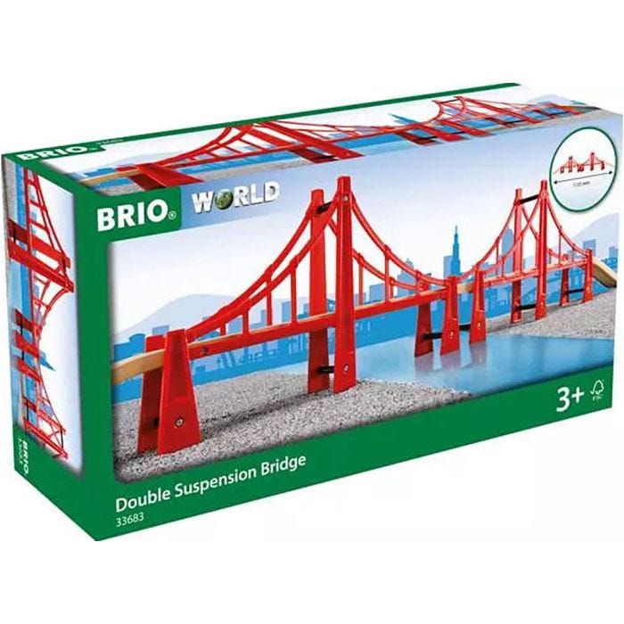 Brio hængebro, str. 5,6 x 19 x 115,3 cm, 1 stk.