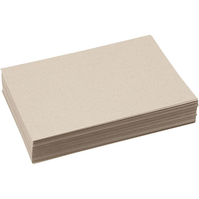 Kvistkarton, A4, ark 210x297 mm, 225 g, grå brun, 125 ark/ 1 pk.